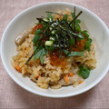 つば1224's cooksnap of when they made 簡単♪鮭といくらの炊き込み御飯.