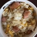 ママメイン！時々子供's cooksnap of when they made 卵だけ☆超簡単！黄金 チャーハン.