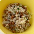 みみみ's cooksnap of when they made 一歳離乳食完了期　大好き！納豆チャーハン.