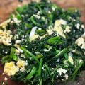 saki1010's cooksnap of when they made 脱・炒め物♪ほうれん草と卵のサラダ.