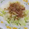 くむちん's cooksnap of when they made 蒸しキャベツのおかかポン酢がけ.