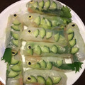 tea's cooksnap of when they made 鯉のぼりの生春巻き☆.