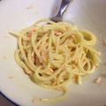 みほ・゜ρ゜）'s cooksnap of when they made お弁当に！ランチに！簡単鮭フレークパスタ.