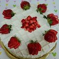 クックV9EFVJ☆'s cooksnap of when they made ◆◇デコ◇◆苺のケーキ　誕生日に☆.