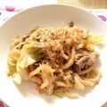 なぎさ▽▲'s cooksnap of when they made 焼きうどん.