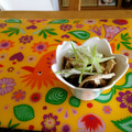 komutatata's cooksnap of when they made ささみとザーサイの和え物.