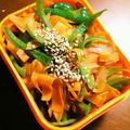 かぴはん's cooksnap of when they made にんじんとピーマンの彩りきんぴら.