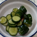 さーパパ's cooksnap of when they made 袋で簡単きゅうりの浅漬け.