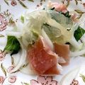 ♪☆☆まゆ☆☆♪'s cooksnap of when they made キラキラ☆生ハムと新玉ねぎと大葉のマリネ.