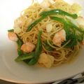 まるこ15's cooksnap of when they made レモン風味♡海老のペペロンチーノ.
