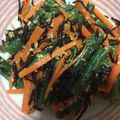 ♡meme♡♪♪'s cooksnap of when they made いんげん・人参・ひじきのごま和え.