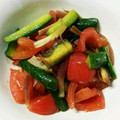 Asuka0515's cooksnap of when they made ミョウガと夏野菜のサラダ.