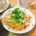 jumilk☆'s cooksnap of when they made ✿春限定✿　新玉ねぎと厚揚げのレンジ蒸し.