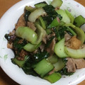 ガッチャン5's cooksnap of when they made 豚肉と青梗菜のオイスターソース炒め.