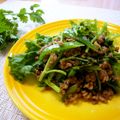 runa10's cooksnap of when they made ひき肉のオイスター&クミン炒め☆.