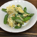 卵せんべい's cooksnap of when they made 絹さやと新玉ねぎの卵とじ.