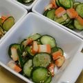 のんこ's cooksnap of when they made あと一品に♪カニカマとキュウリのナムル.