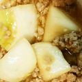 ほのぼのらっこ's cooksnap of when they made カブと豚ひき肉がっつりおかず.