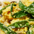 ほのぼのらっこ's cooksnap of when they made スナップえんどうとタマゴのツナマヨ炒め.