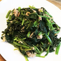 miho24homi's cooksnap of when they made 三つ葉とツナのわさび和え.