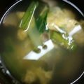 skywalkerK's cooksnap of when they made 小松菜と溶き卵のスープ.