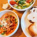 ささなお's cooksnap of when they made トマトが効いたソフト麺で本格ナポリタン♪.