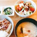 ささなお's cooksnap of when they made 痩せる！食べるラー油で豆腐のサラダ.