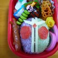 みー＆こーちゃん's cooksnap of when they made キャラ弁☆仮面ライダーダブル！.