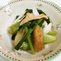 そらいろR☆'s cooksnap of when they made 小松菜と薩摩揚げの煮浸し.