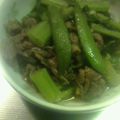 ｋａｍｉｙａｍａ's cooksnap of when they made 小松菜と牛肉の煮物.