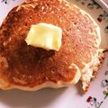 ７０７'s cooksnap of when they made ふわふわモチモチ✩パンケーキ.