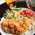 sweetpia's cooksnap of when they made 新玉ドレッシングで食べるチキンソテー♪.
