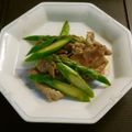 Hirarinn☆'s cooksnap of when they made お弁当に！アスパラと豚肉の炒めもの！.