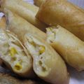 ぐまちん's cooksnap of when they made 春巻きの皮で☆コーンクリームコロッケ風.