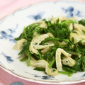 mmameco's cooksnap of when they made せりと油揚げのおひたし.
