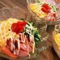 yuzulena's cooksnap of when they made まるちゃん正麺3つの味を楽しむ冷やし中華.