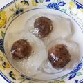 よへぼん's cooksnap of when they made あまったあんこでくず餅.