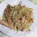 Jyohana's cooksnap of when they made 簡単！もやしと豚肉炒め.