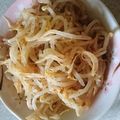 うぐいす♪'s cooksnap of when they made 簡単！かつお風味のもやしナムル.