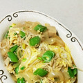 sakosk's cooksnap of when they made ♬スナップエンドウの卵とじ♬.