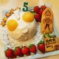 ａ・ｙ・ａ's cooksnap of when they made ウルトラマンケーキ.