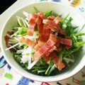 キャラメグ♪'s cooksnap of when they made 水菜と大根のサラダ.