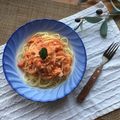 のすのっしー's cooksnap of when they made 鮭のトマトクリームパスタ.