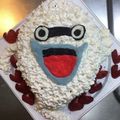 だいはるかぁちゃん's cooksnap of when they made 妖怪ウォッチ☆ウィスパーのキャラケーキ.