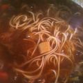 Jyohana's cooksnap of when they made 残ったカレーで 簡単カレーうどん.