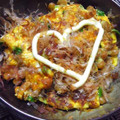 nosso's cooksnap of when they made 余った納豆で…納豆のふわふわ卵焼き！？.