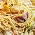 智恵ちゃんのつく恋慕's cooksnap of when they made 春キャベツとベーコンの塩レモンパスタ.