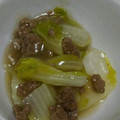ヨシヨッシー's cooksnap of when they made とろっとろ！白菜と挽肉の餡掛け.