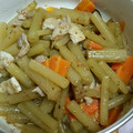 waka-87's cooksnap of when they made ふきと油揚げの煮物.