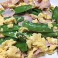 みんつ07's cooksnap of when they made スナップエンドウのマヨ玉炒め.